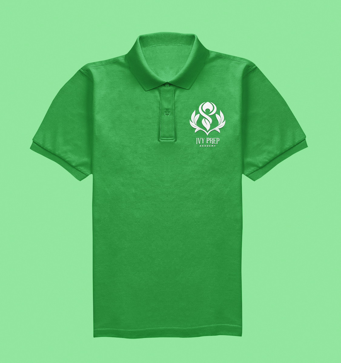 Ivy Prep Academy Short Sleeve Polos (Kelly Green) 5th8th Grade