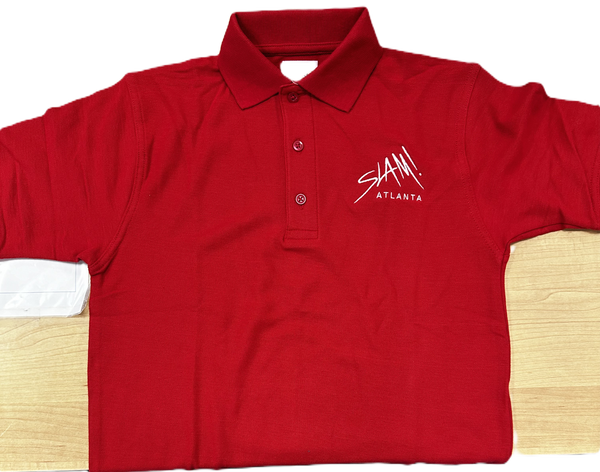 SLAM Academy: Short Sleeve Elementary Grades Polos (Red)